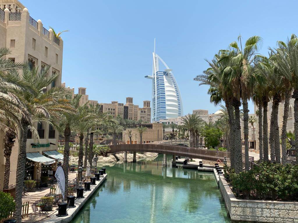 Burj Al Arab dal Souk Madinat Jumeirah